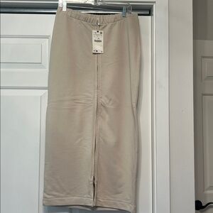 Zara Cotton Athleisure Skirt - NWT